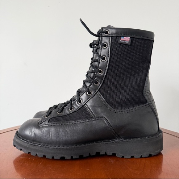 Danner Men’s Acadia 8” Black Leather Insulated Tactical Boots | US 7 - Picture 3 of 9
